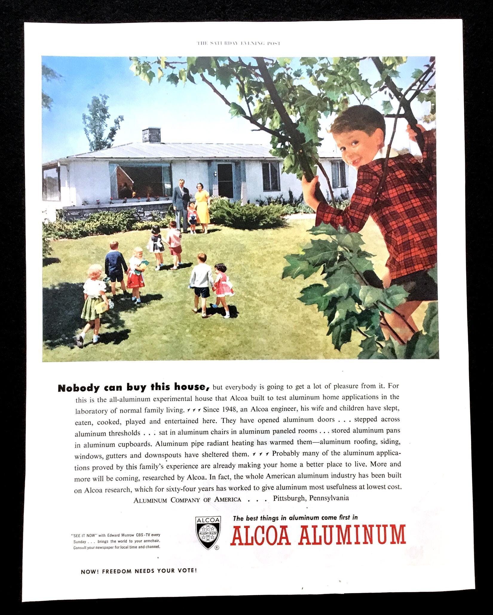 1952 Alcoa Aluminum Ad, Mid-century Advertising Art - Etsy
