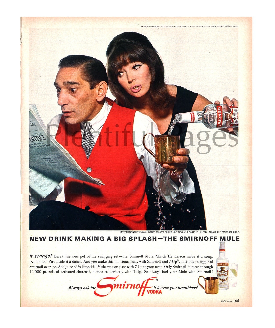 1965 Smirnoff Vodka Ad, 