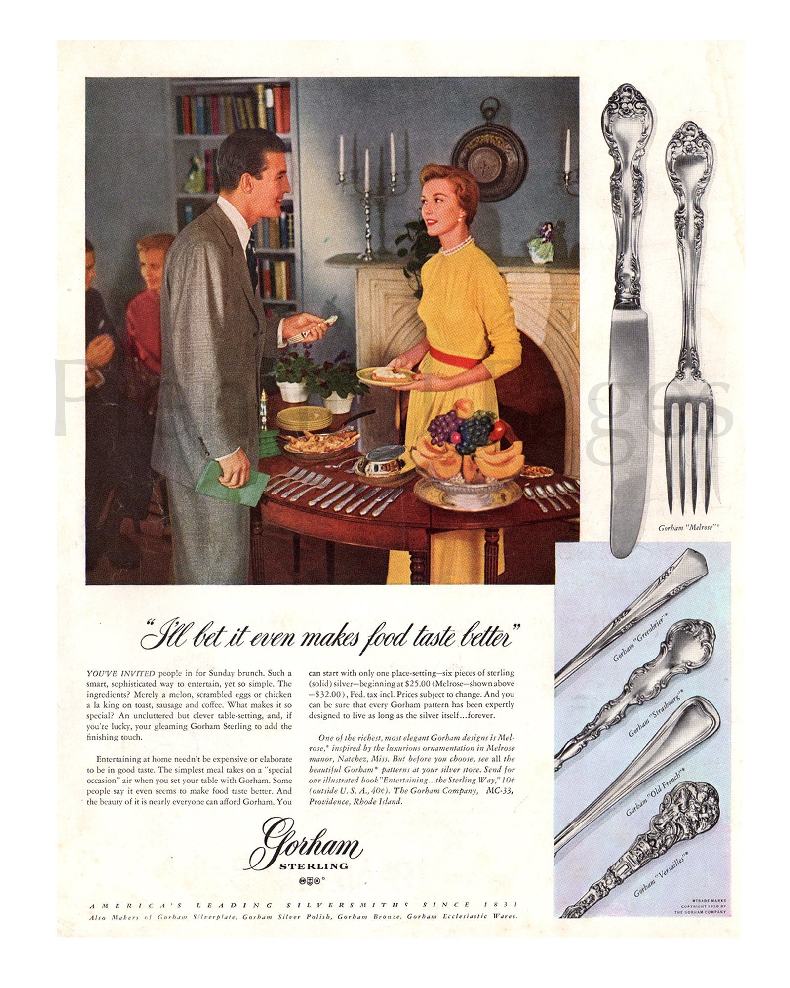 1950 Gorham Sterling - Etsy