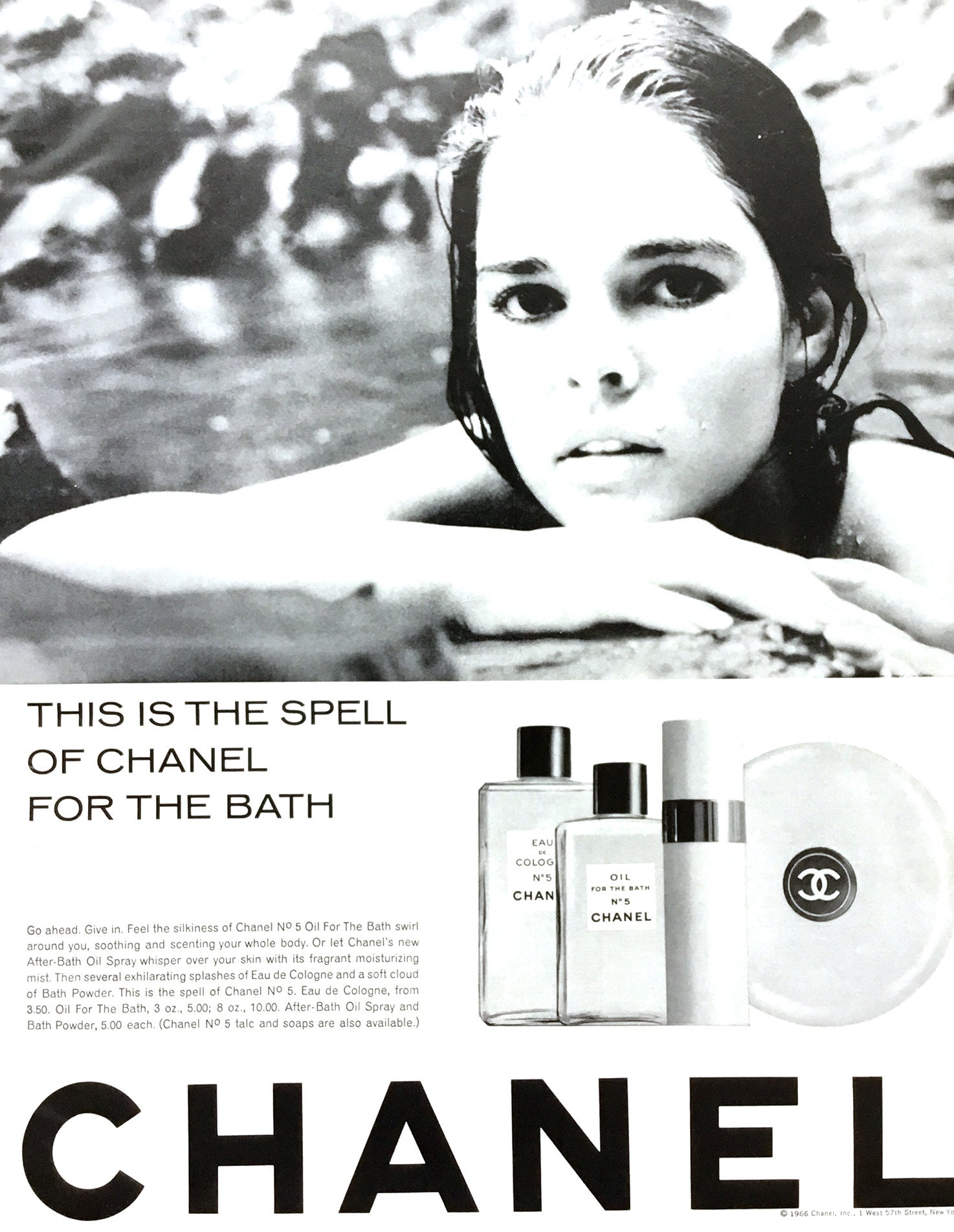 1966 Chanel No 5 Perfume Ad, Vintage Magazine Print - Etsy