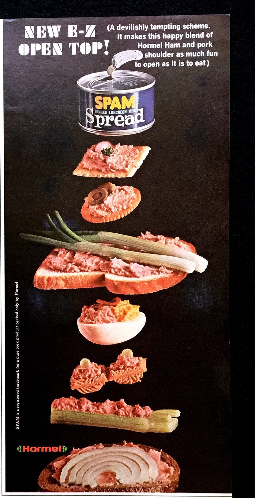 1965 Spam Ad, Vintage Magazine Print, Advertising Art - Etsy