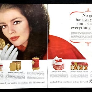 1963 Revlon Vintage Ad, Advertising Art, Make-Up, Magazine Ad, Print Ad, 1960&#39;s Fashion, Great to Frame.