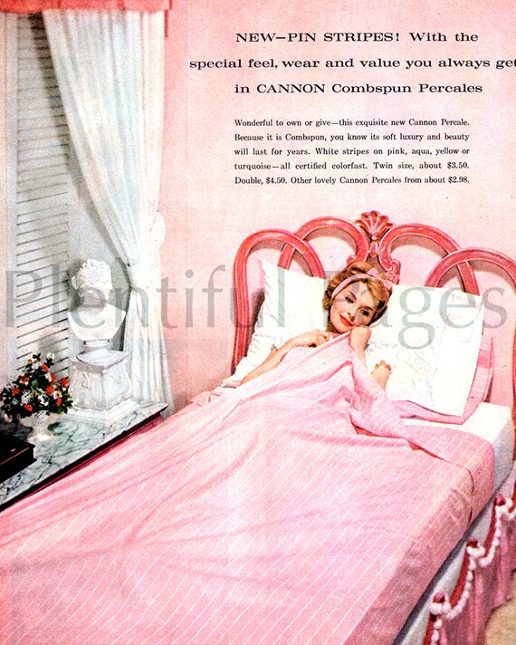 Vintage cannon percale sheets made in usa dating
