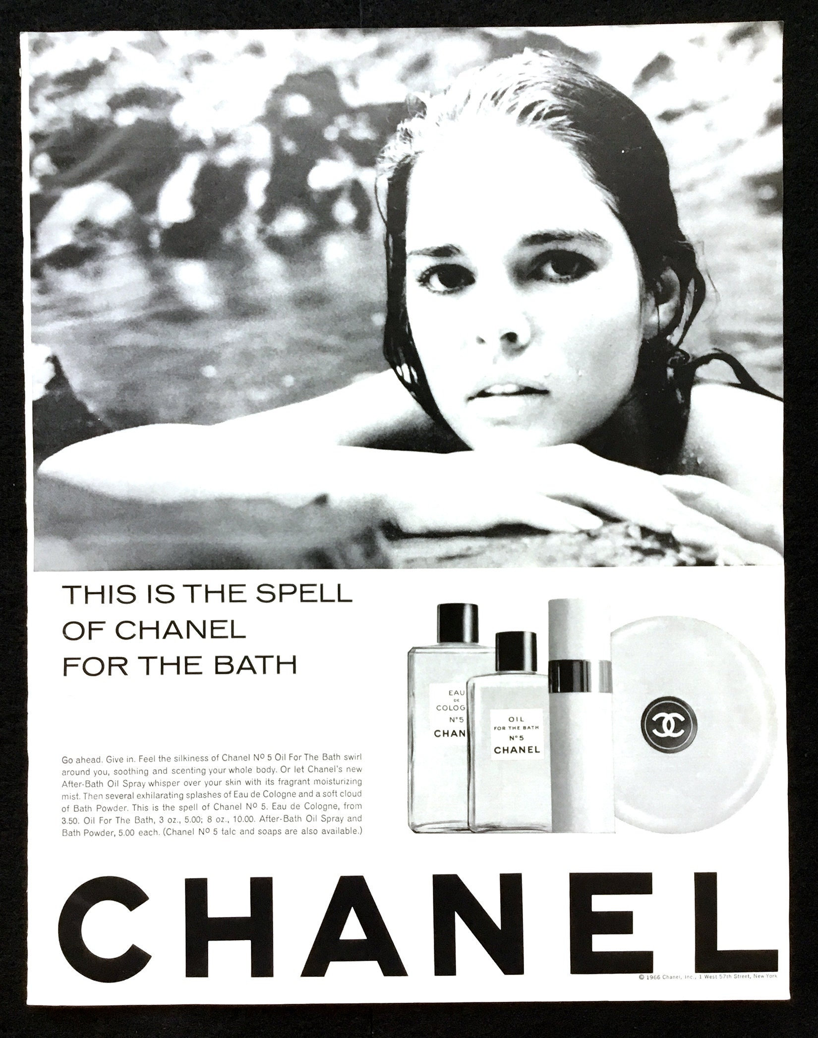 1966 Chanel No 5 Perfume Ad, Vintage Magazine Print - Etsy
