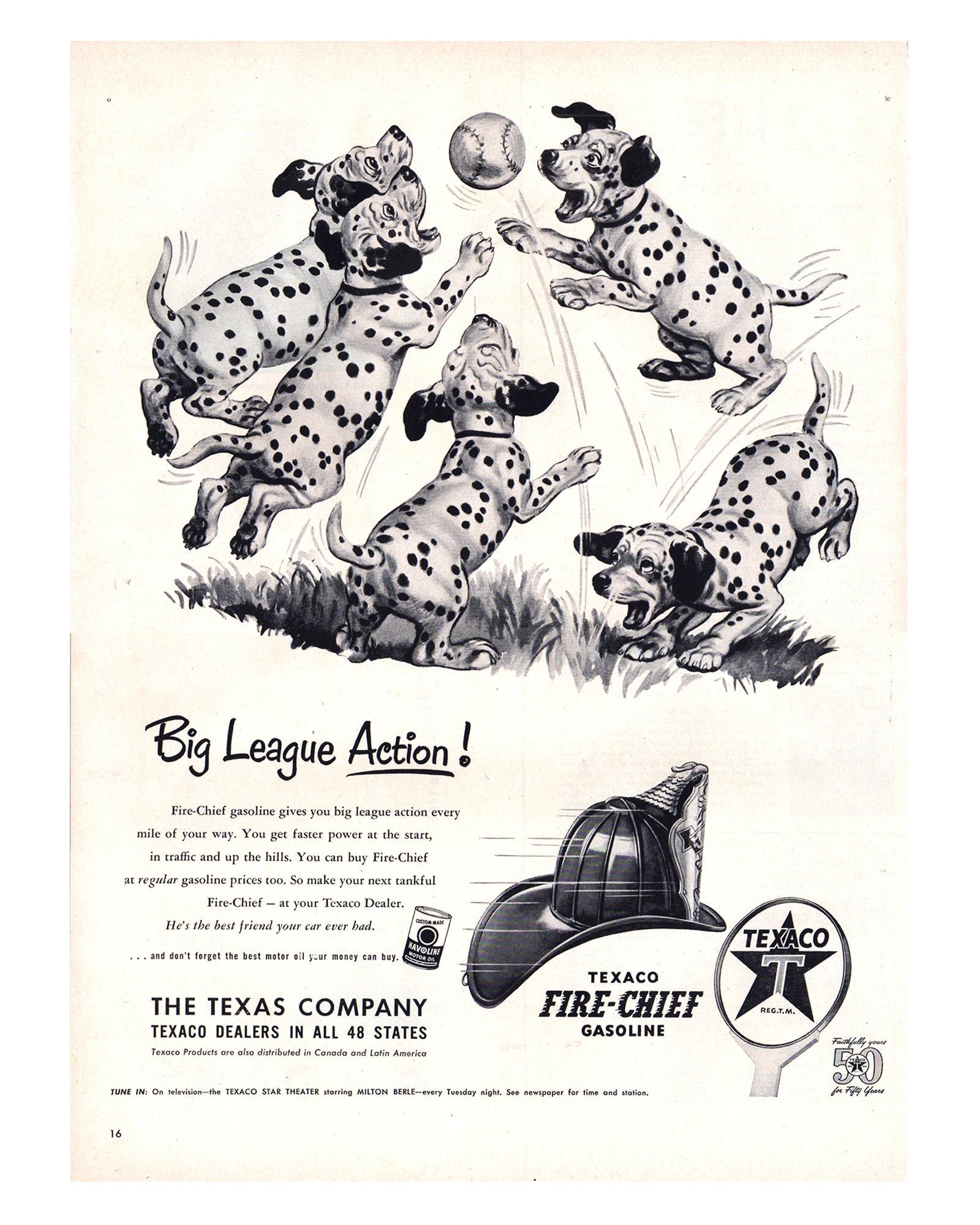 Texaco Dalmatians - Etsy