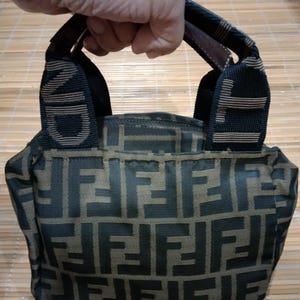 Vintage Fendi Mini Handbag Tote Zucca FF Monogram