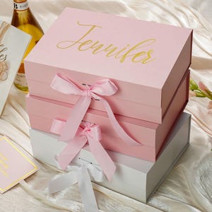 Benutzerdefinierte Brautjungfer Vorschlag Box, Brautjungfer Geschenkbox, Geschenkboxen für die Brautparty, leere Box, Hochzeitsgeschenkbox, Brautdusche Box, Trauzeugin Geschenk