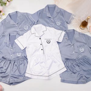 Bridesmaid Pajamas, Softest Bridesmaids Pajamas, Taupe Bridal Party PJs, Personalized Monogram Pajamas Set, Pajamas for Women, Getting Ready