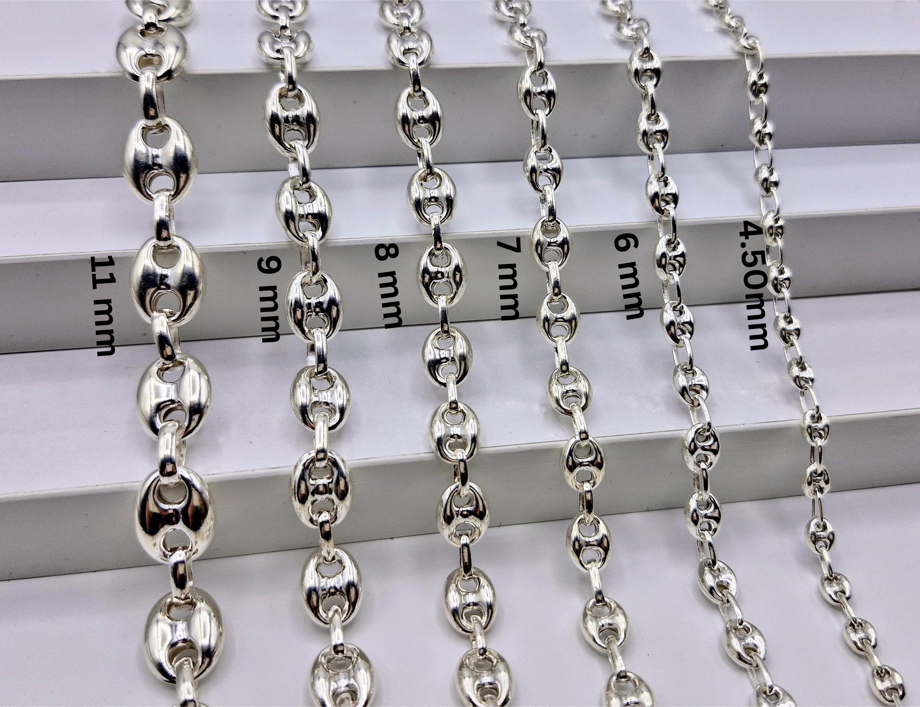 Old English Jewellers - Catenina Belcher In Argento Sterling 925 - Larghezza 1,25 Mm - Scegli La Lunghezza (da 40 A 76 Cm) - 2