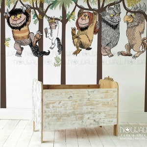 Where the wild things are Tree Wall Sticker Wallpaper Wall Decals & Murals