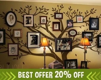 Photo Frame Wall decal Family Tree Wall decals Wall Stickers  Wall Décor  Wall Decals & Murals