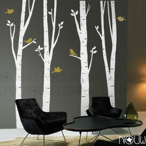 Wall Decal Sticker Wall Art Birch Tree Wall Decal wall decor image 1