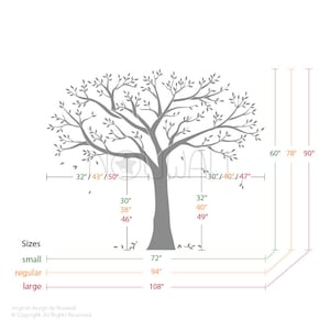 Tree Wall Decals Wall Stickers Family Tree Wall decal Photo frame tree decal image 6