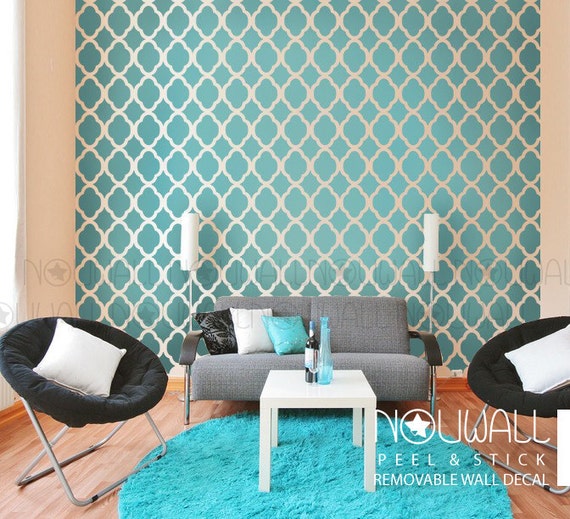 Elegant Flower Moroccan Wallpaper Cutout Pattern Wall Panel - Etsy UK