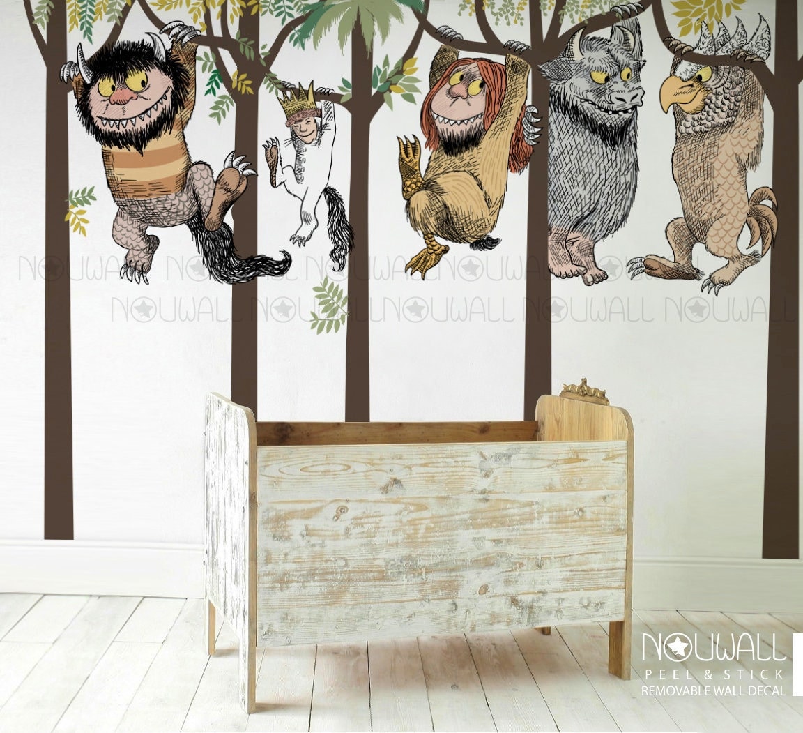 Where the wild things are Tree Wall Sticker Wallpaper Wall Decals & Murals
