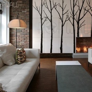 Tree Wall Decal Wall Stickers Winter Tree decal Wall Decals image 2