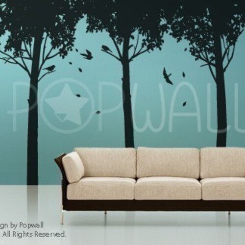 TREE WALL DECAL Custom Large Wall Sticker Mural With Etsy