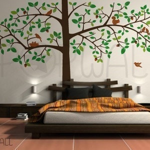 Children Wall Decal Wall Sticker Art Giant Tree Wall Decal image 2