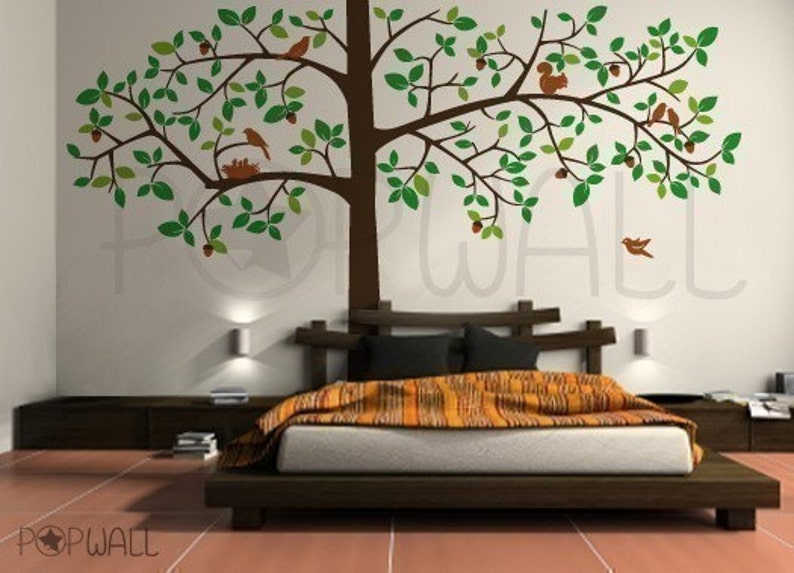 Children Wall Decal Wall Sticker Art Giant Tree Wall Decal image 2