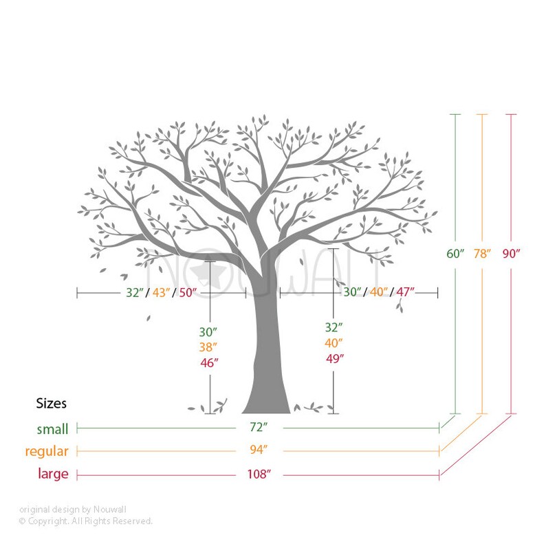 Tree Wall Decals Family Tree Wall decal Photo frame tree Wall Stickers wall decor wall art image 4