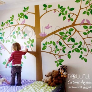 Children Wall Decal Wall Sticker Art Giant Tree Wall Decal image 1