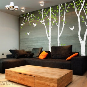 Wall Decal Art Wall Sticker Tree Decal Forest tree Wall decal image 2