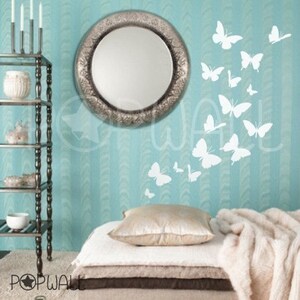 Vinyl Wall Art Sticker Decal Butterflies 024 image 1