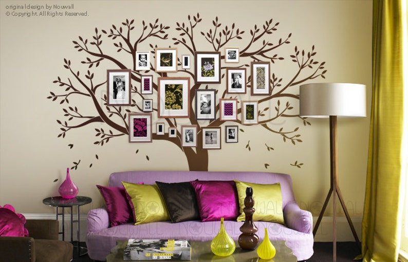 Photo Frame Wall decal Family Tree Wall decals Wall Stickers Wall Décor Wall Decals & Murals image 2