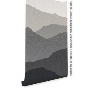 Paisaje de montaña escandinavo pelar y pegar Papel pintado escandinavo decoración del hogar decoración de la pared calcomanías de pared pegatina de pared tela reutilizable imagen 3