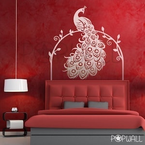 Wall decals Wall Sticker Art Peacock wall decal