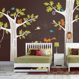 Children Wall decal wall sticker Animal Friends tree decal wall decal