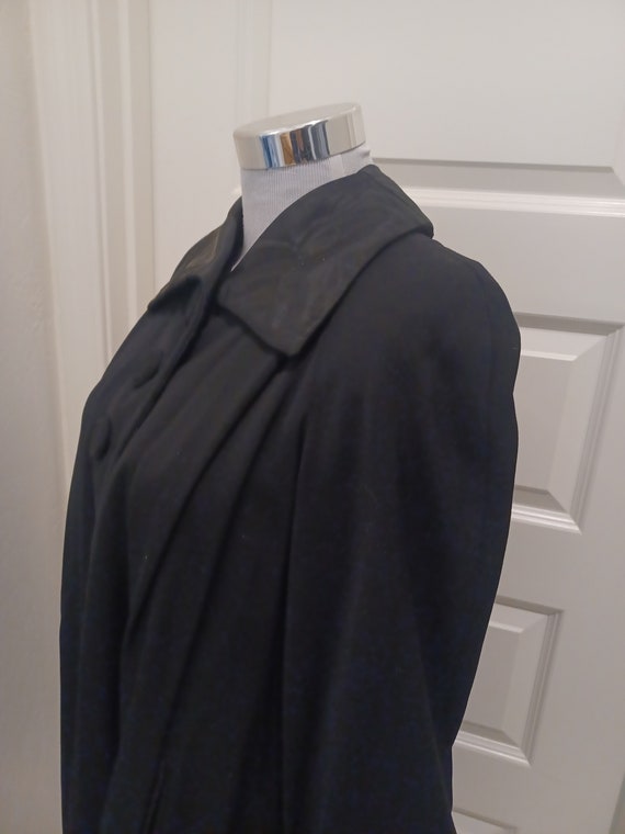 1940s Block & Kuhl Black Wool Satin Collar and Cuffs … Gem