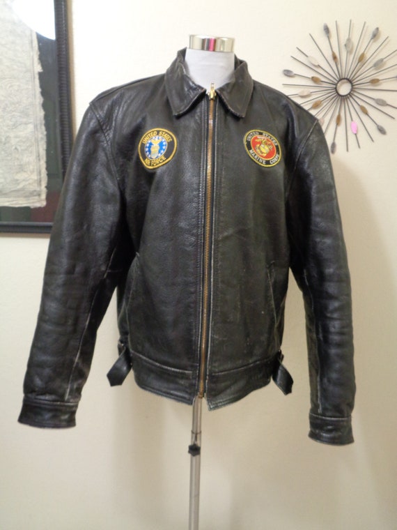 Vintage Mossi Motorsports Black Leather 