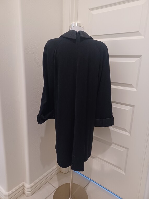 1940s Block & Kuhl Black Wool Satin Collar and Cuffs … Gem