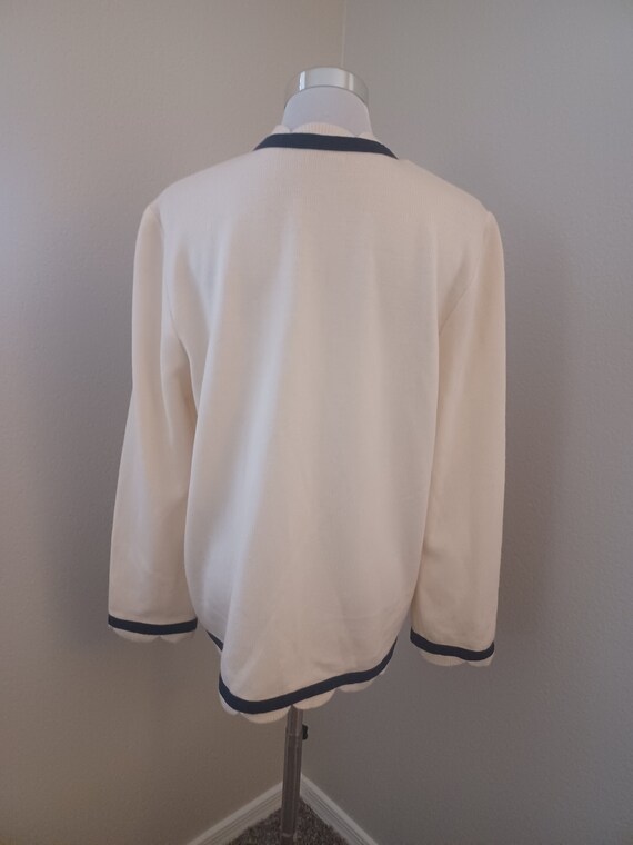 Vintage Valentino Studio Made in Italy Ivory Wool… - image 5