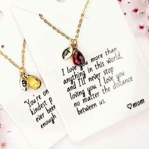 Initial letter, personalized necklace, family birthstone necklace, birthday gift, Gift for her, Gift for grandma, gift for girlfriend,