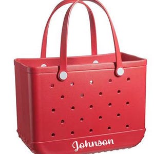 Große Strandtasche - Bogg Bag Dupe - Wasserdichte EVA Pooltasche - Sommerreisetasche - Sanddichte Allzwecktasche mit Griffen