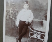 Victorian Cabinet Card Young Boy