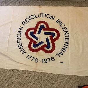 Vintage Bicentennial Flag 1976 3x5