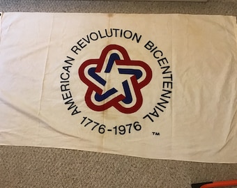 drapeau bicentenaire vintage 1976 3x5