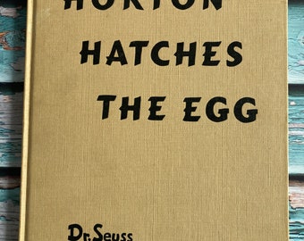 1940 Dr. Seuss Horton Hatches the Egg / First Edition / Hardback No DJ