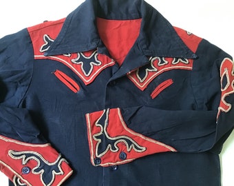 Child’s Vintage Western Shirt / 1950s Western Wear