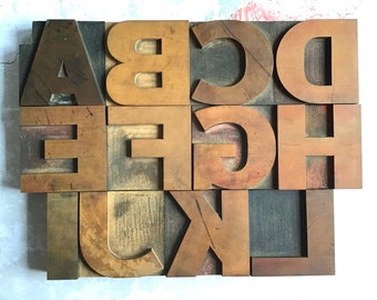 Vintage Hamilton Type / Letterpress Type / Wood Type / Sold Individually