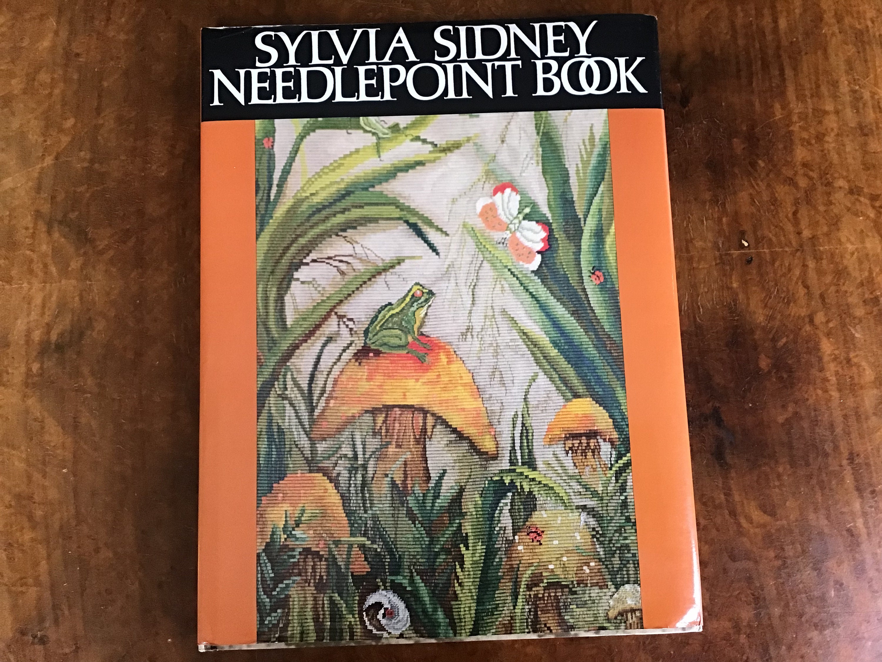 Sylvia Sidney Needlepoint Book / Hardback With DJ / 1968 