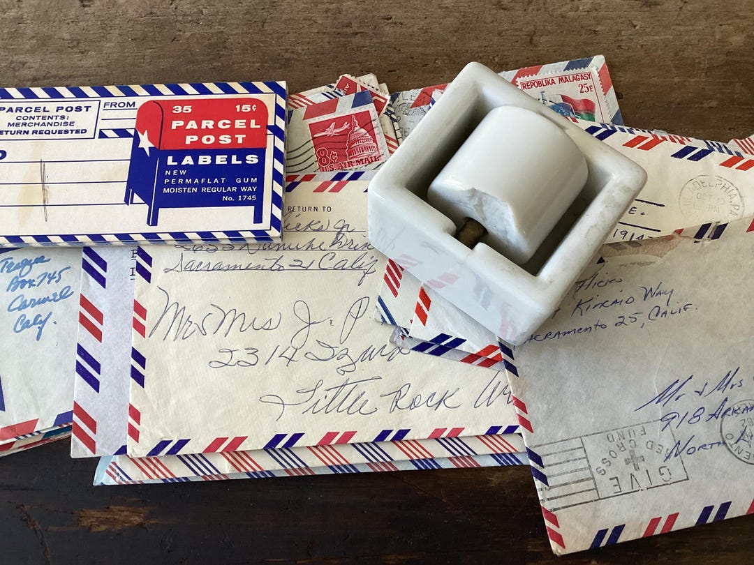 Vintage Post Office / Miscellaneous Mail / Vintage Labels / Air Mail - Etsy