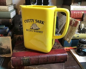 Vintage Cutty Sark Bar Pitcher / Ceramic / Made in Mexico