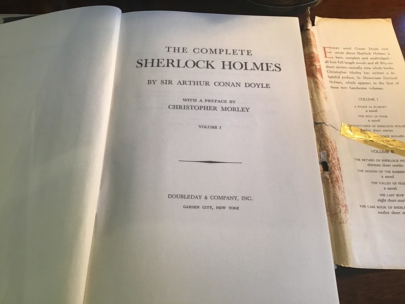 The Complete Sherlock Holmes / Vol. I and II / Hardback with DJ image 7