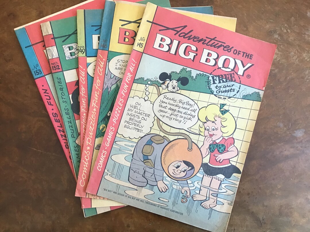 1969 Big Boy Comics Set Of Five Shoneys Big Boy Etsy 1969-big-boy-comics-set-of-five-shoneys-big-boy-etsy