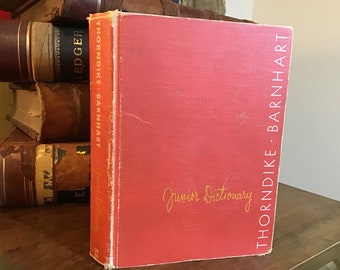 1952 Thorndike Barnhart Junior Dictionary / Hardback / Good Condition