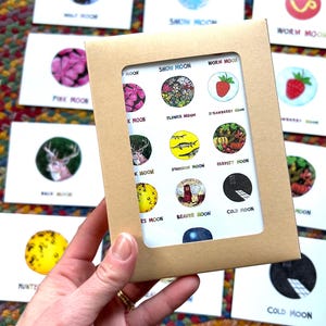 Full Moon Haiku Cards, set of 13 cards